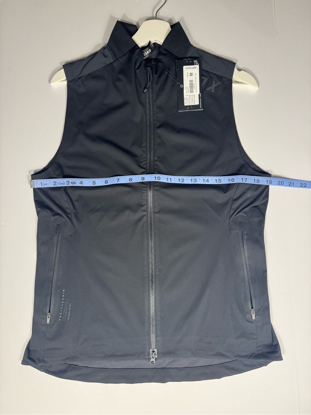 FOX Flexair Lite Black Cycling Vest Women’s Medium NWT MTB Full Zip - Picture 13 of 16